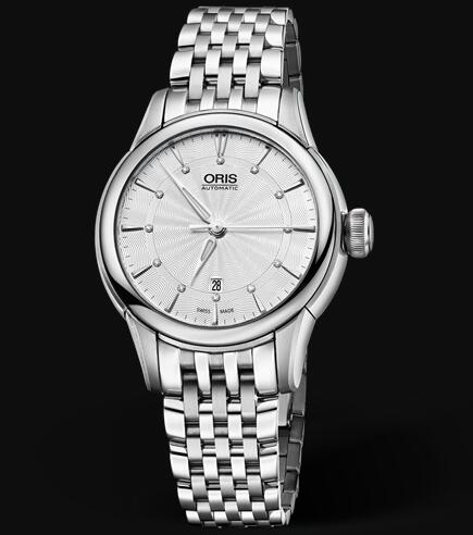 Review Oris Artelier Date Diamonds 28mm Replica Watch 01 561 7687 4051-07 8 14 77